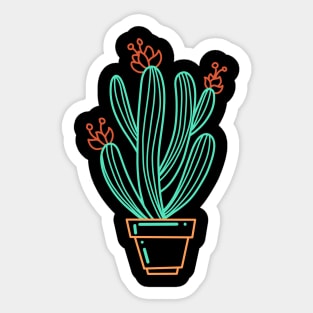 cute cactus II Sticker